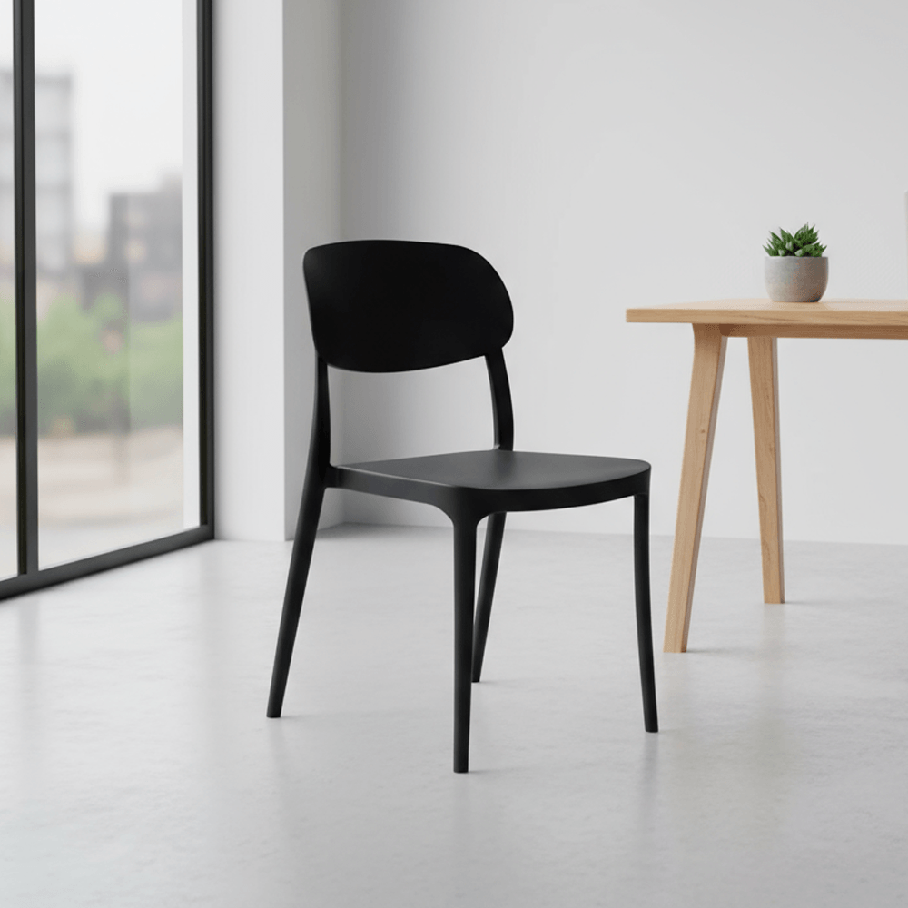 Cadeira Nanna Preta New Plastic 7442292 - freitasvarejo